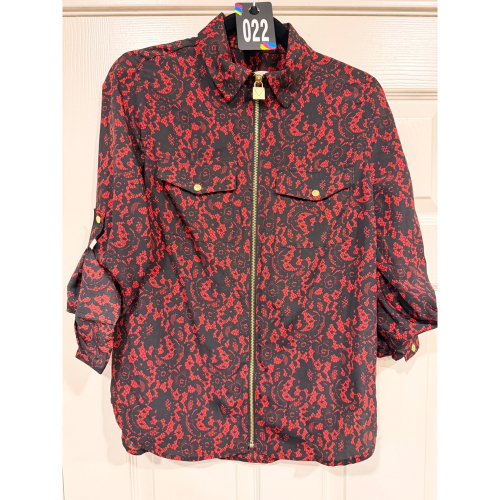 #B20 MICHAEL KORS Blouse Sz. Small NWT PTP: 18"